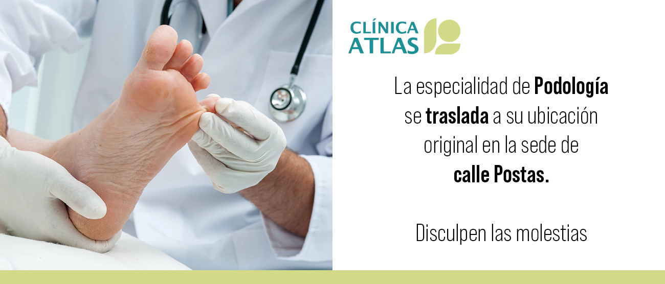 Cambio de sede de podología